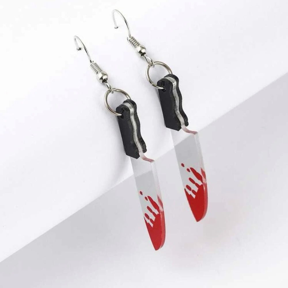 🩸 Knife Earrings 🩸 - Picture 4 of 4